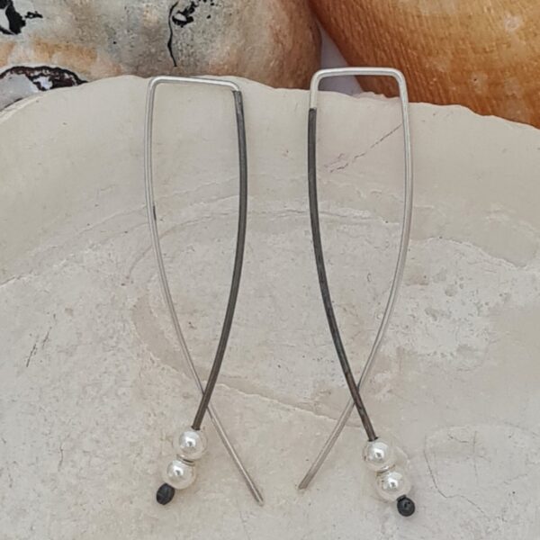 Oxidised Silver Earrings