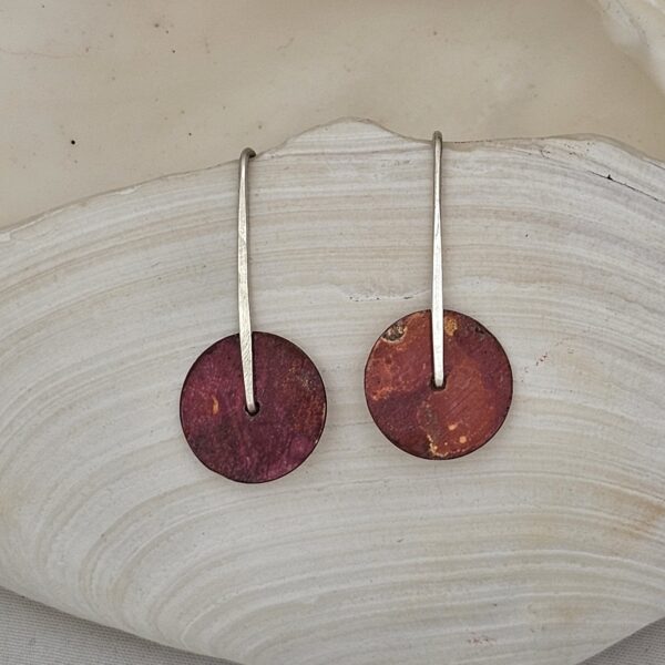Silver & Copper Earrings