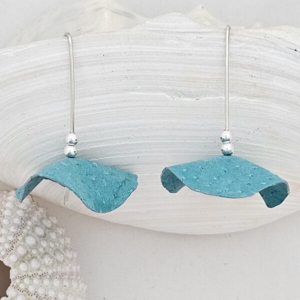 Silver and Turquoise Leather Poppy's